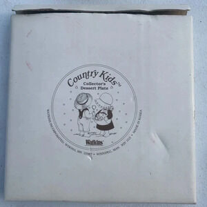 Country Kids Plate “good friends are forever”